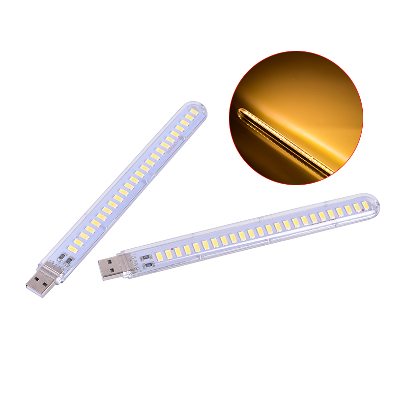 5V 12W USB LED đèn ban đêm 24 LED đọc đèn bàn
