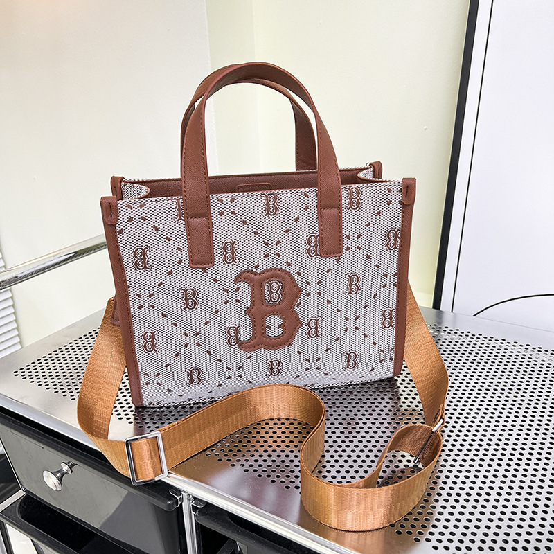 Túi Xách MLB NY Basic Big Logo Canvas Bucket Bag Full Tag Mac