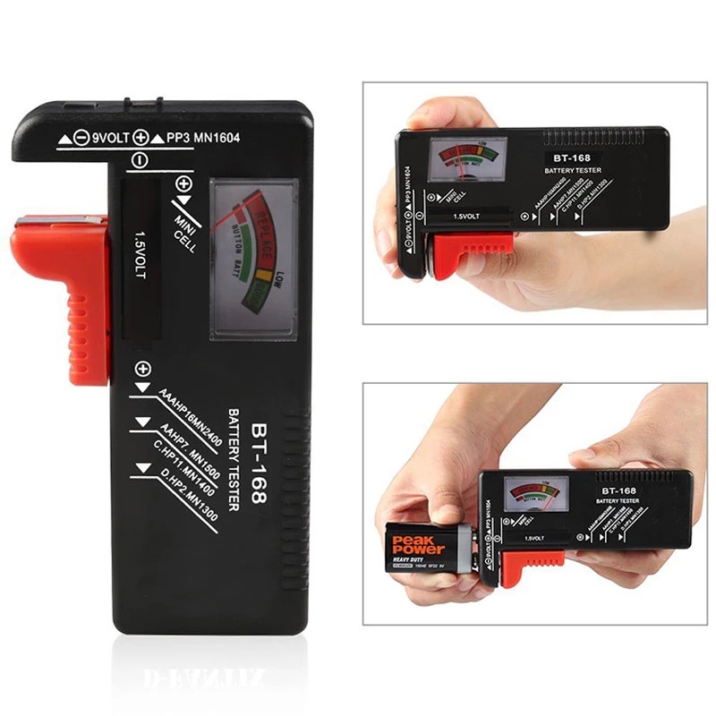 Dụng cụ kiểm tra tình trạng pin AA AAA và 9v