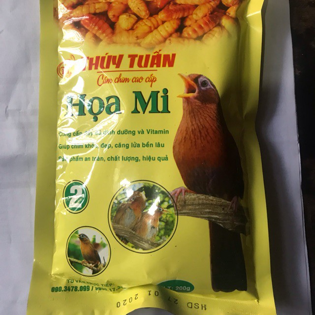 1 GÓI Cám Chim HOẠ MI  200g Cao Cấp Thúy Tuấn..