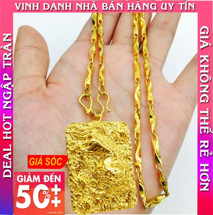 Bộ Dây Chuyền Soắn Mạ Vàng Phối Mặt Hình Con Kỳ lân Đẳng Cấp Được Khẳng Định