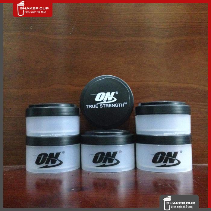 Hộp đựng whey mass 2 tầng Optimum Nutrition Storage Boxes chính hãng (giao ngẫu nhiên)