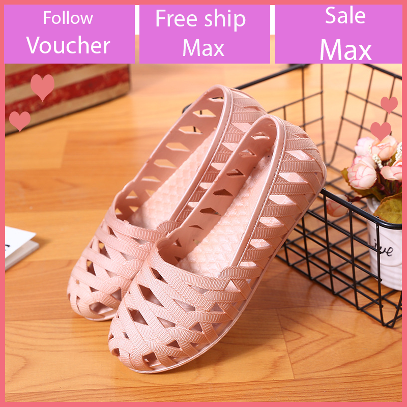 Giày đi mưa ,giày đi biển size 36 đến 40 form chuẩn chống trơn trượt, đế bằng, phù hợp cho mùa hè V163