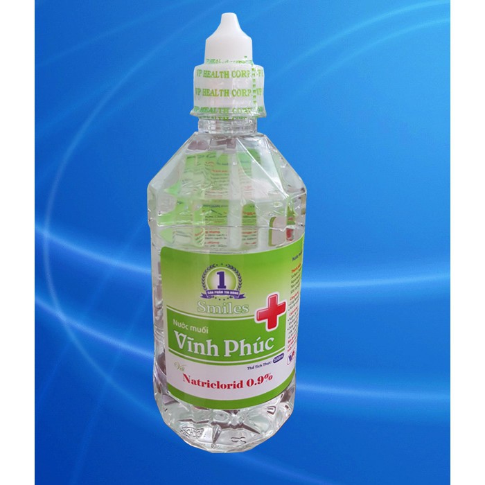Nước muối vĩnh phúc 0.9% chai 500ml hoặc 1000ml - 500ml