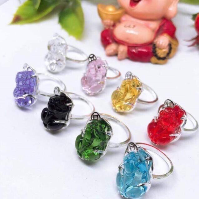 Nhẫn Bạc Phong Thuỷ Nhẫn Tỳ Hưu Nữ Cầu May Mắn Tài Lộc Trang Sức JQN Cam Kết Bạc Thật