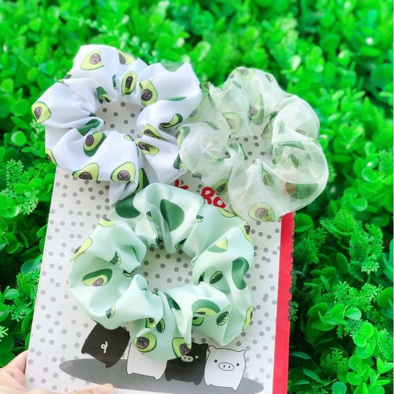 Dây cột tóc srunchies siêu xinh dễ thương cho bạn gái