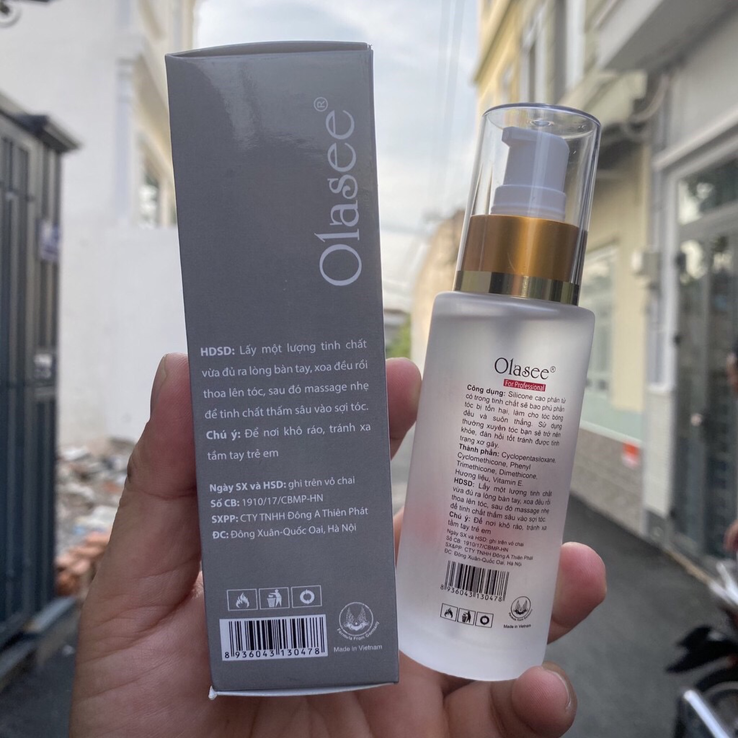 [HCM]Tinh dầu dưỡng tóc OLASEE Hair Coat 80ml