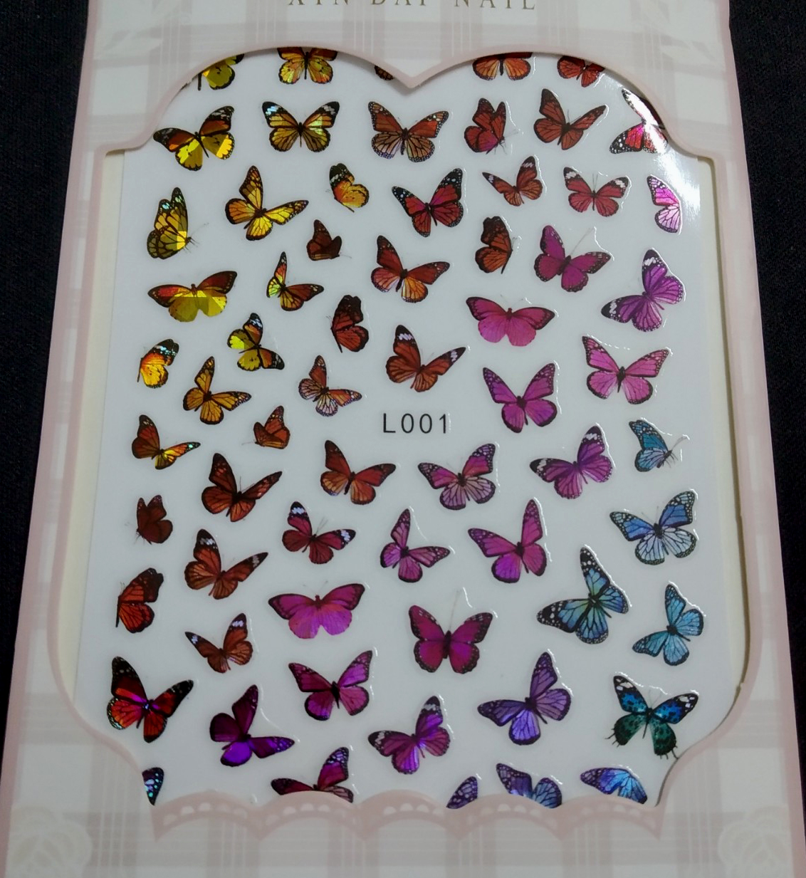 Sticker Tết Và Bướm Phản Quang Trang Trí Móng Làm Nail Mi