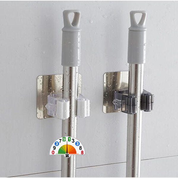 Móc Dán Tường Treo Gậy Lau Nhà,Móc Hít Treo Đồ Nhà Tắm