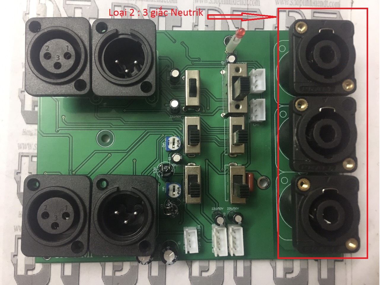 Mạch input cục đẩy CA18 CA20