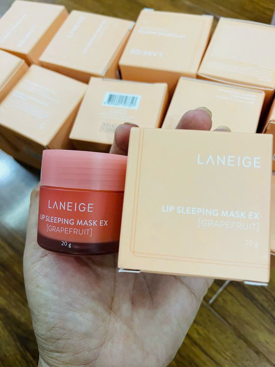 Mặt nạ ngủ cho môi laneige lip sleeping mask ủ môi mềm mịn 20g