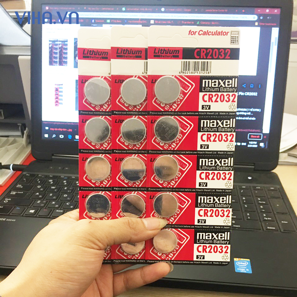 Combo vỉ 5 viên pin maxell cr2032