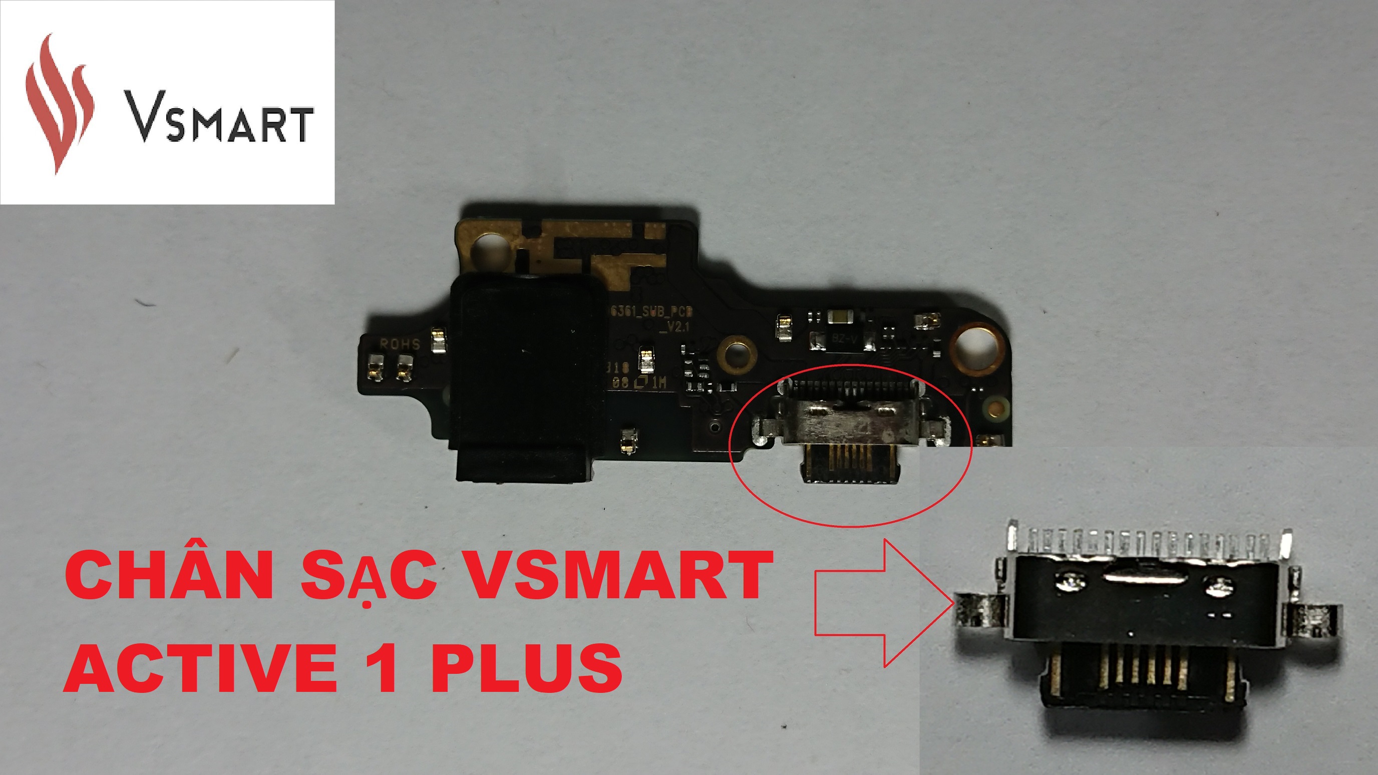 [HCM]CHÂN SẠC-USB CONNECTOR  VSMART ACTIVE 1 PLUS