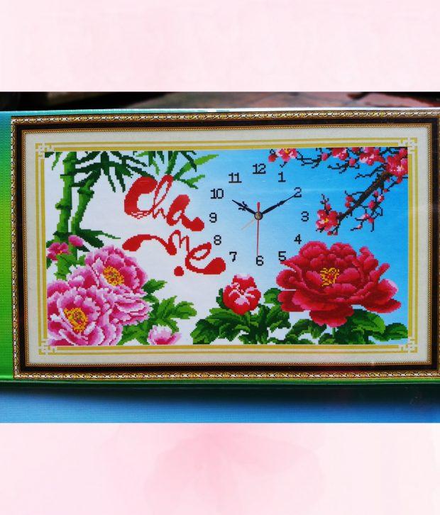 [HCM]TRANH ĐÍNH ĐÁ CHA MẸ_H769
