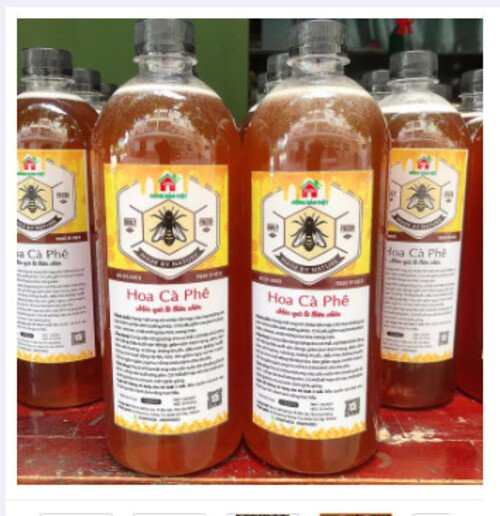 1 lít mật ong hoa cà phê nguyên chất, mật ong hoa nhãn nguyên chất