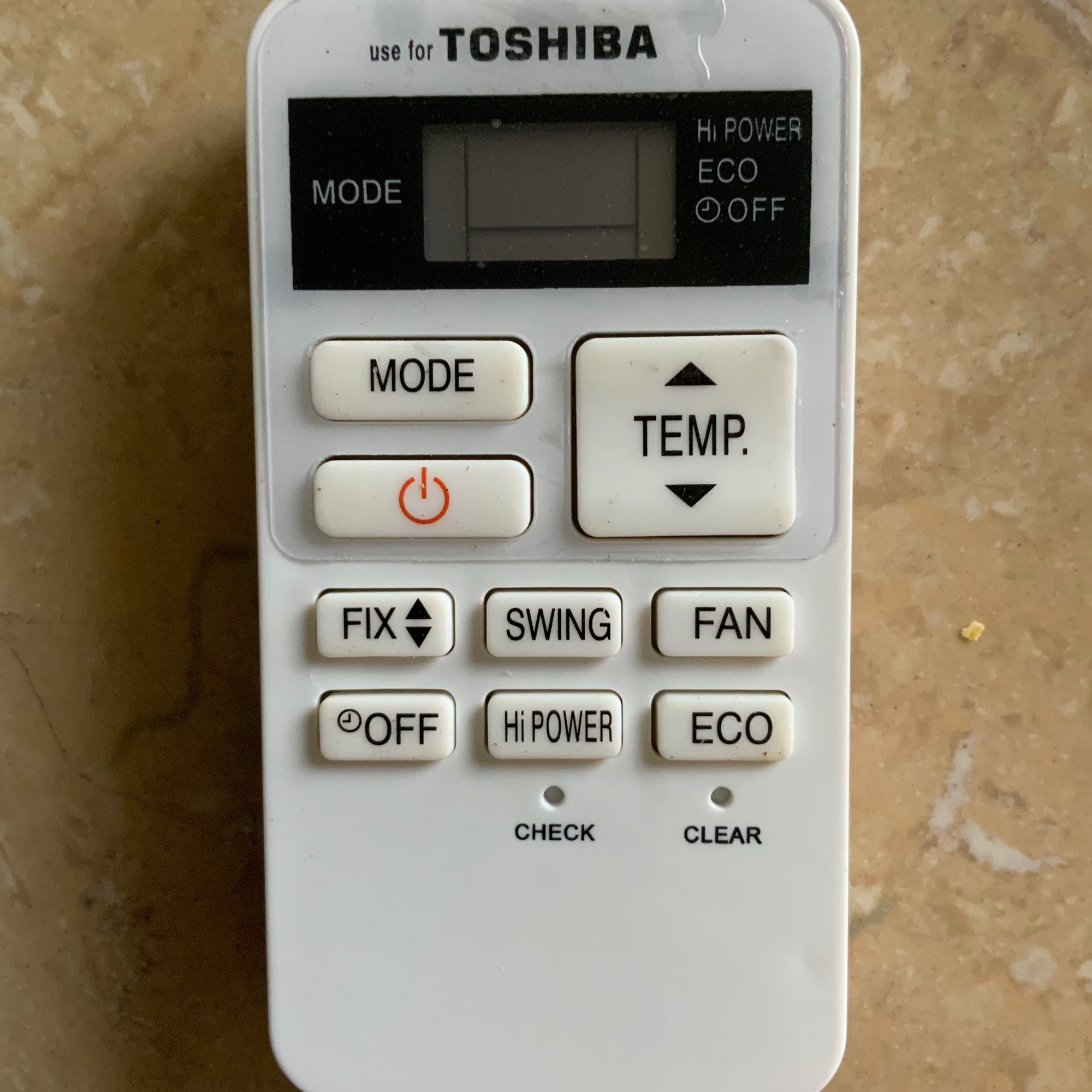 Điều khiển điều hoà Toshiba
