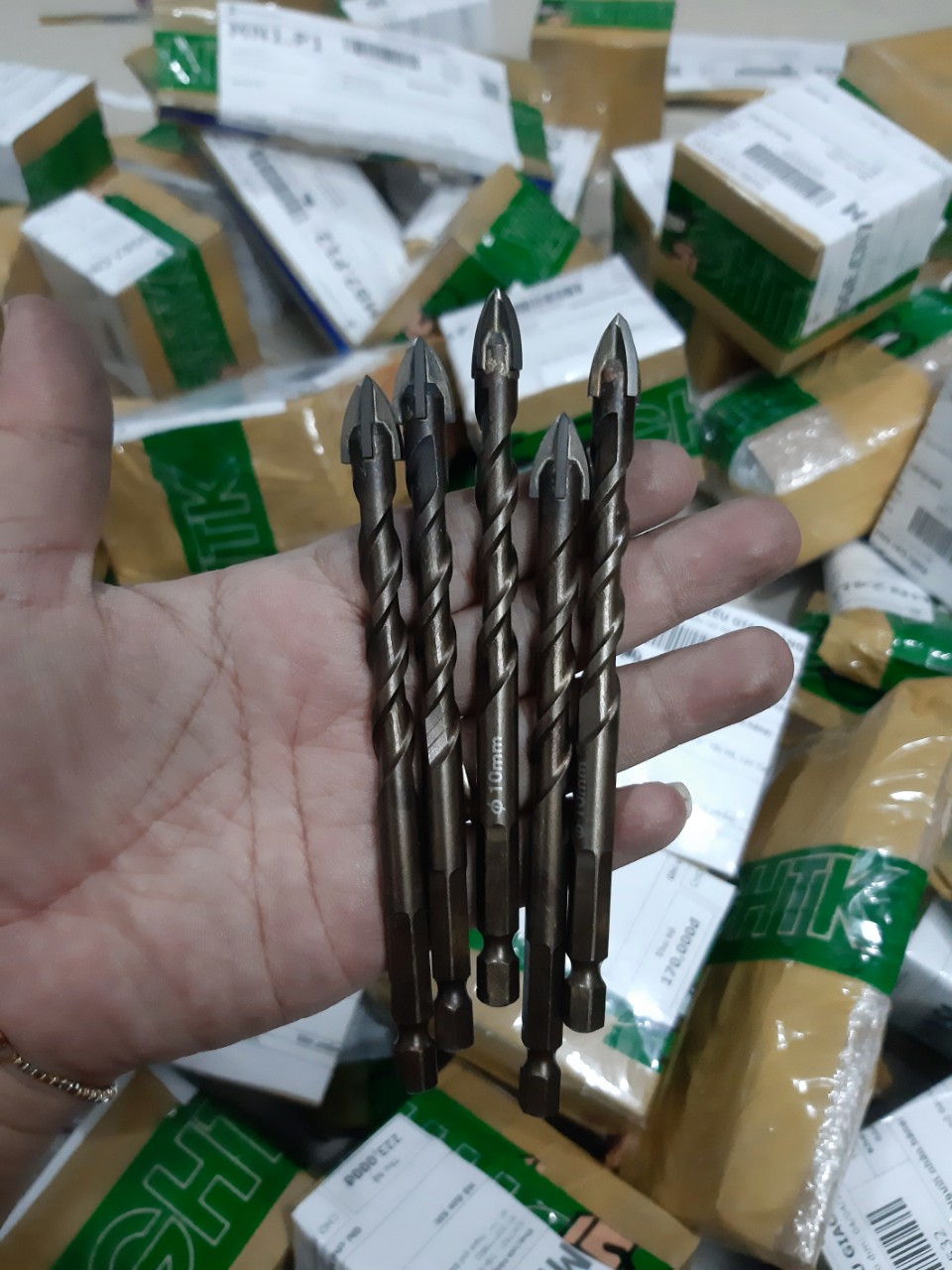 combo 4 mũi khoan 4 cạnh đa năng nhật