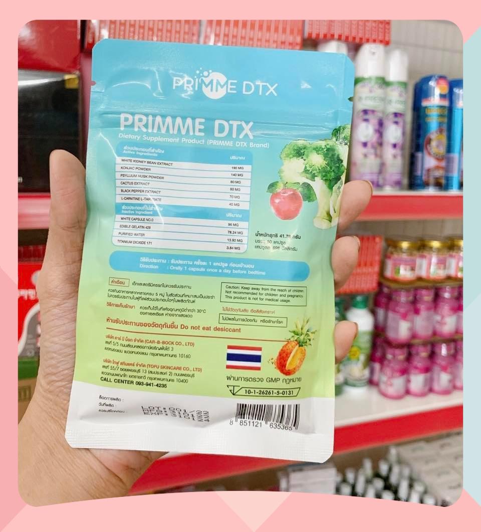 Giảm cân Detox rau củ DTX Thái Lan ( 60v)