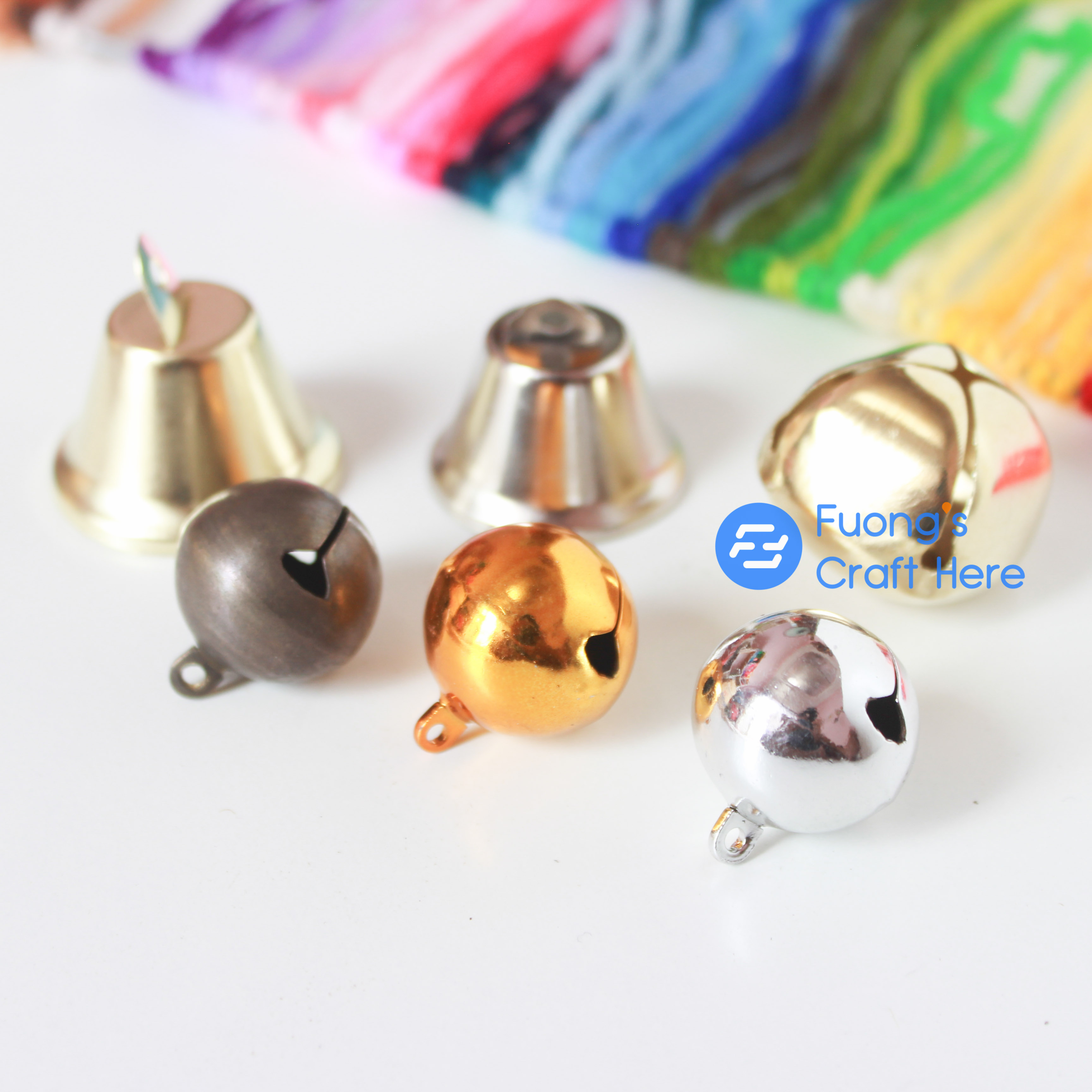 Chuông lục lạc làm đồ handmade