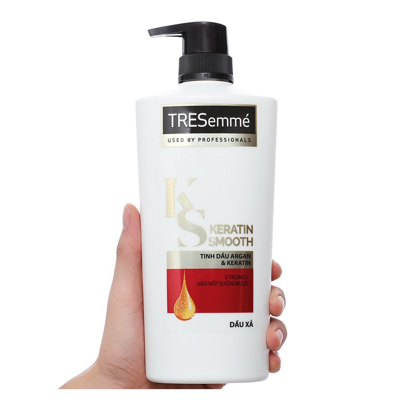 Dầu Xả Tresemmé Keratin Smooth Tinh Dầu Argan 650G