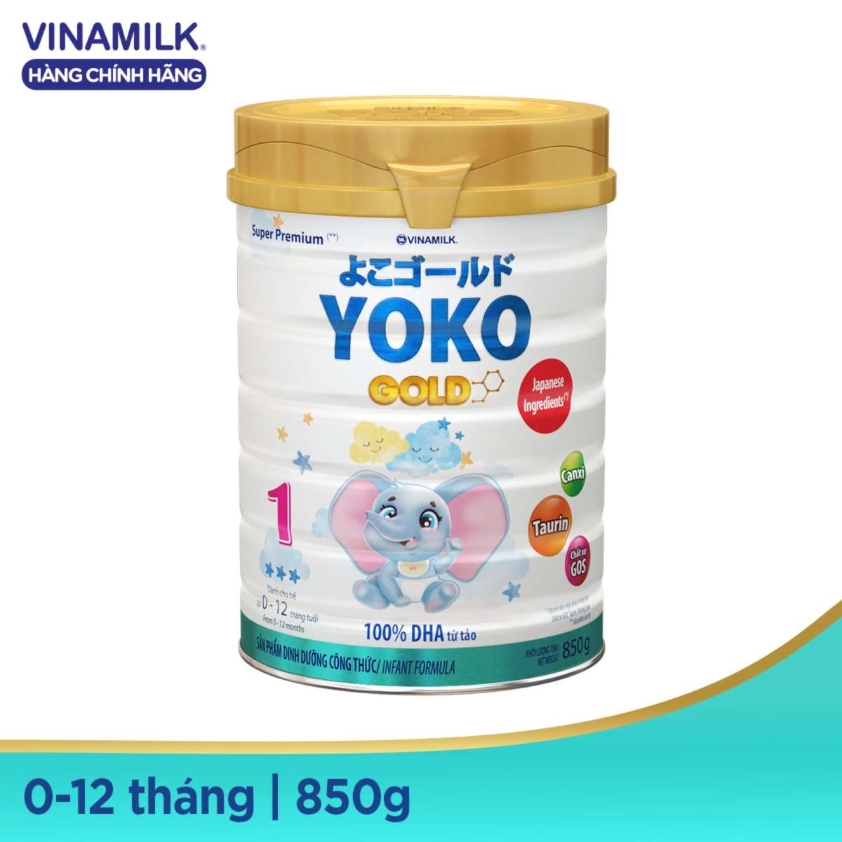 Sữa bột YOKO 1 850g (cho trẻ từ 0 - 1 tuổi) - HSD : 7-10-2021