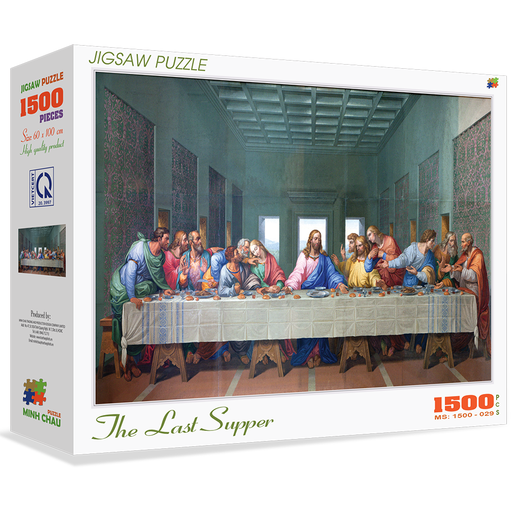 Bộ tranh xếp hình cao cấp 1500 mảnh ghép – The Last Supper