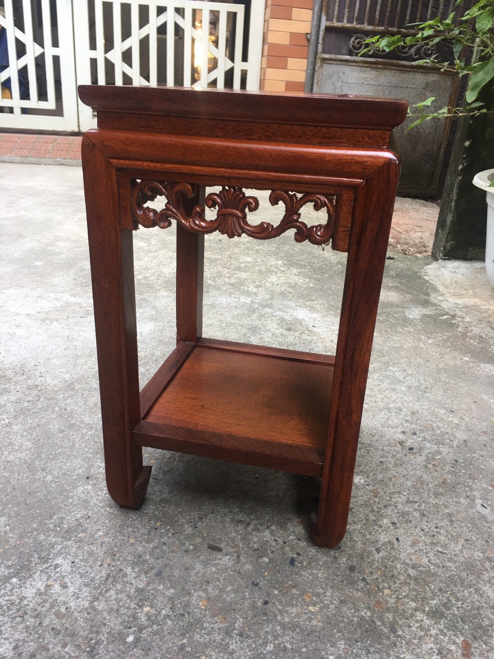 Đôn kệ tượng để đồ gỗ hương cao cấp