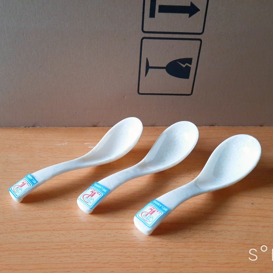 [HCM]10 Muỗng Cơm Nhựa Melamine Vân Đá (MC No25)