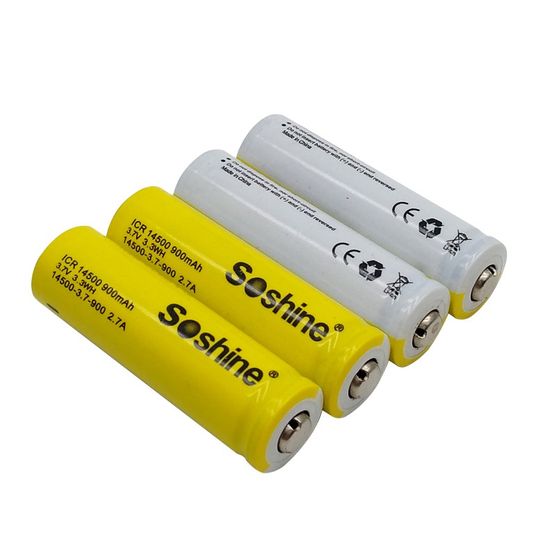 Pin sạc Soshine 14500 3.7V 900mah
