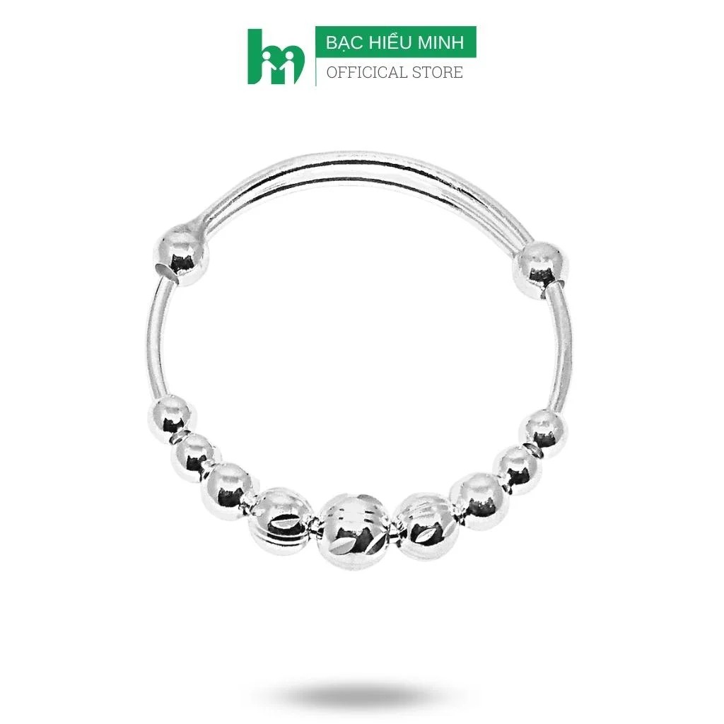 Lắc Tay Lắc Chân Trẻ Em Dạng Kiềng Bạc Hiểu Minh LTE046