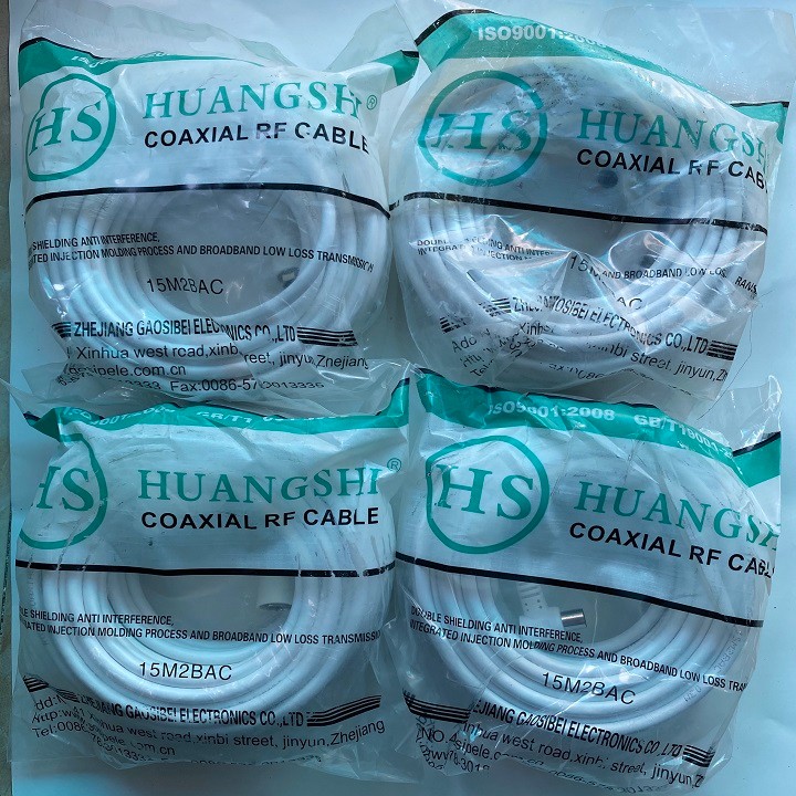 Dây cáp đồng trục 15 mét HUANGSHI