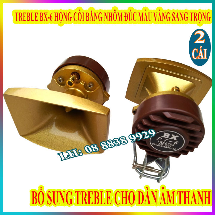 Loa treble cao cấp pt6 nhập khẩu - tặng tụ 2,2mf - giá 1 đôi