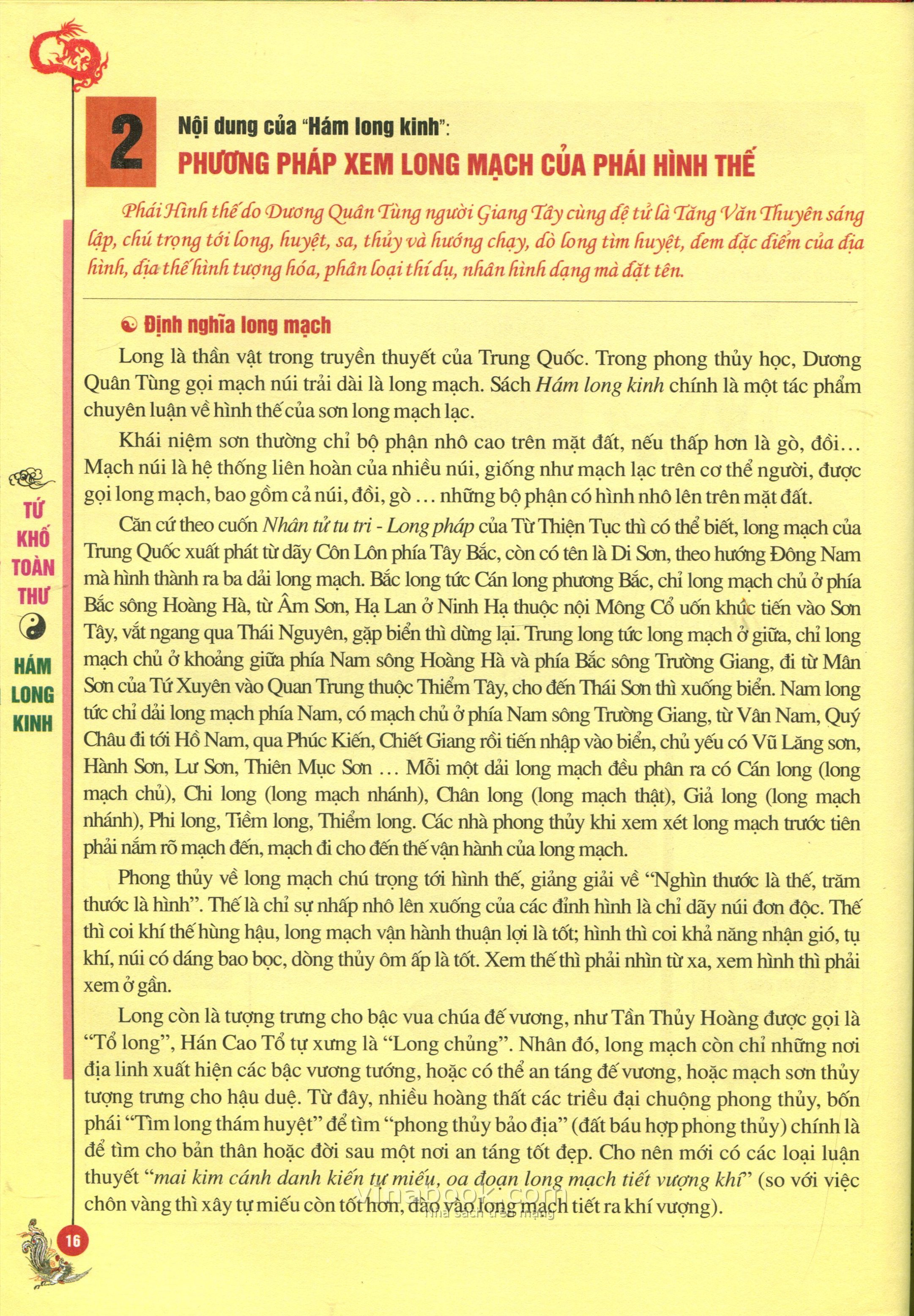 Hám Long Kinh - Tự Xem Long Mạch Phong Thủy