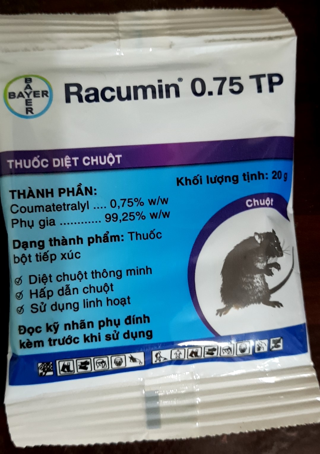THUỐC DIỆT CHUỘT RACUMIN