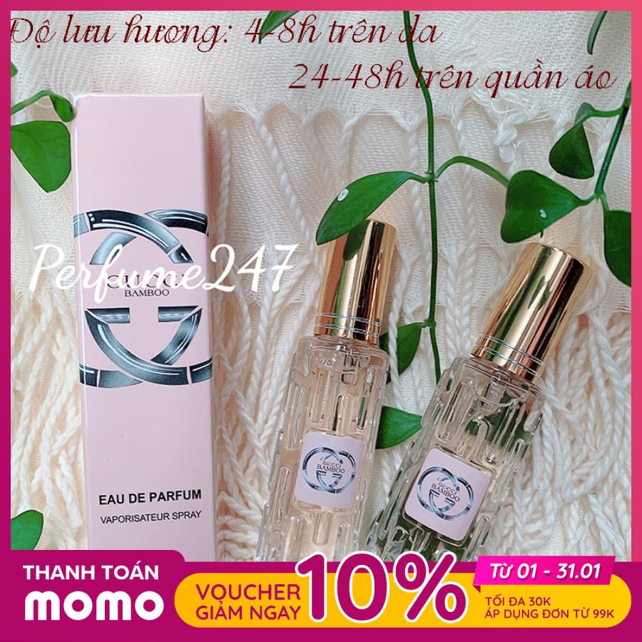 [HCM]COMBO 2 CHAI NƯỚC HOA MINI XÁCH TAY NỮ 20ML-MÙI GUCI BAMBOO