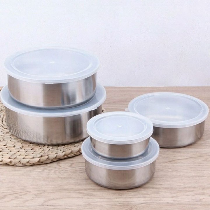Set 5 bowl stainless steel high-grade