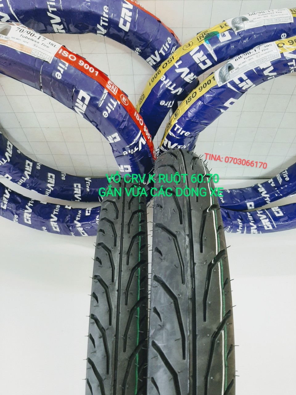 [HCM]CẶP VỎ CRV K RUỘT 60.90.70.90 GAI ĐINH LỚP GẮN XE EXCITER WINNER  CÁC DÒNG XE KHÁC