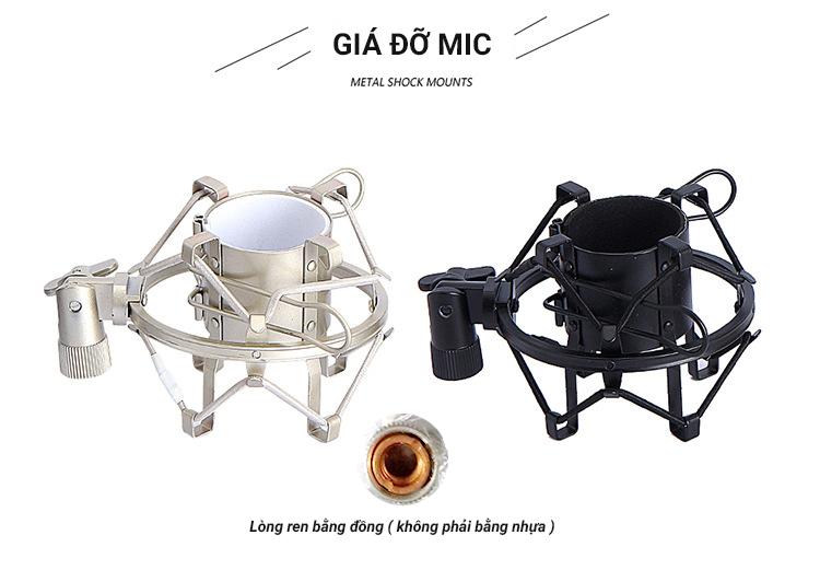 Combo Mic Thu Âm hát online BM800
