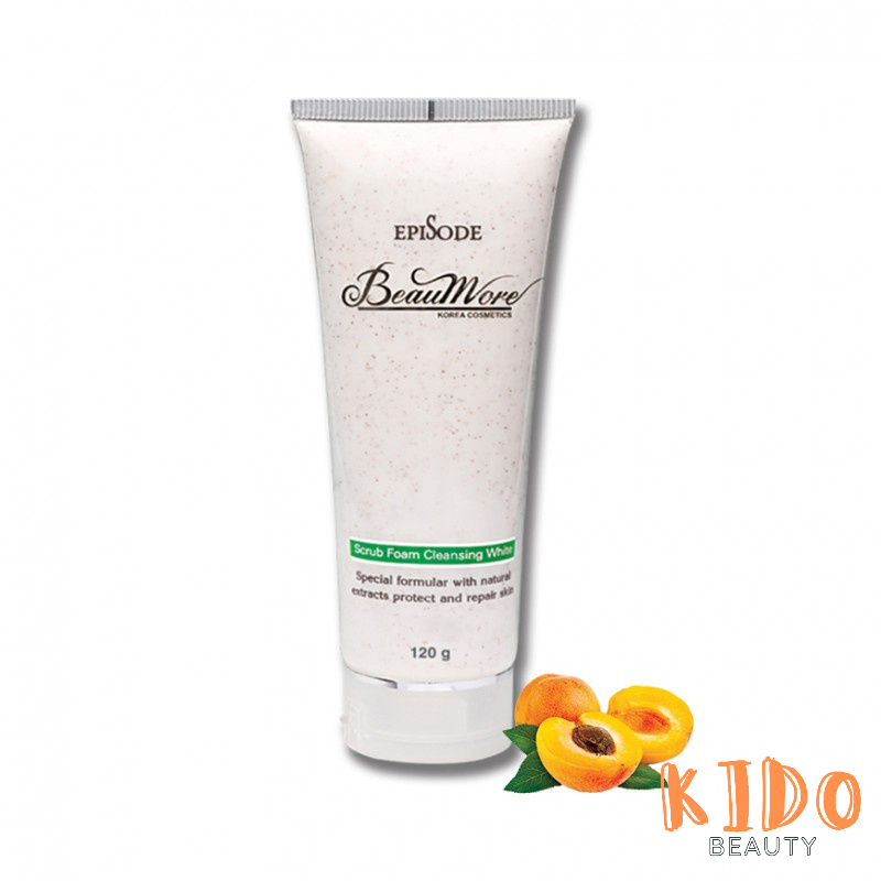 Beaumore episode srub foam cleansing white 120g