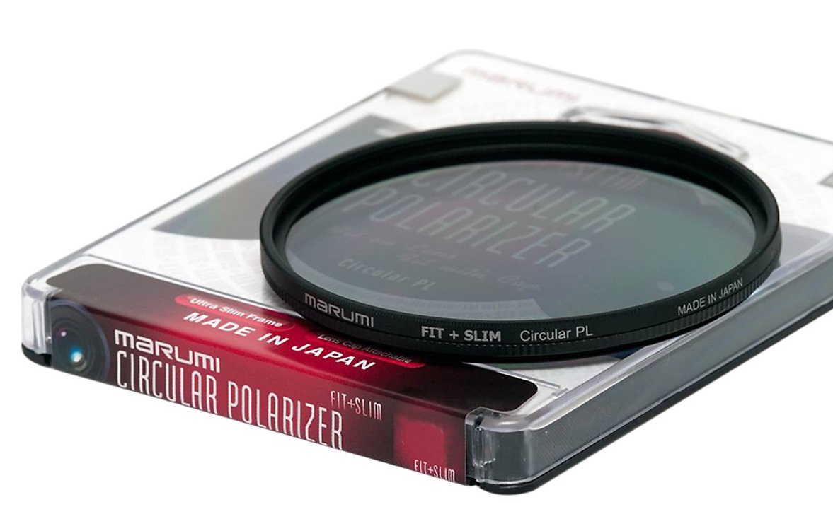 Kính lọc Filter Marumi Fit & Slim CPL 58mm (Hoằng Quân) + Da cừu