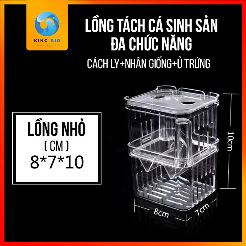 [King Bio] Lồng tách cá đẻ, lồng dưỡng cá, lồng cách ly cá ra riêng
