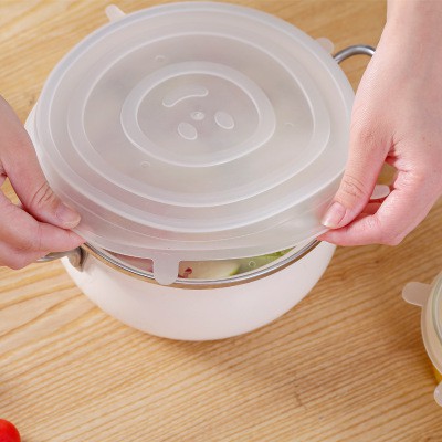 [HCM]Bộ 6 nắp đậy silicon nhiều size