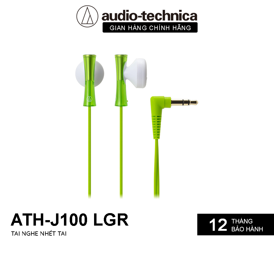 Tai Nghe Có Dây Nhét Tai Audio Technica ATH-J100 - Hàng Chính Hãng