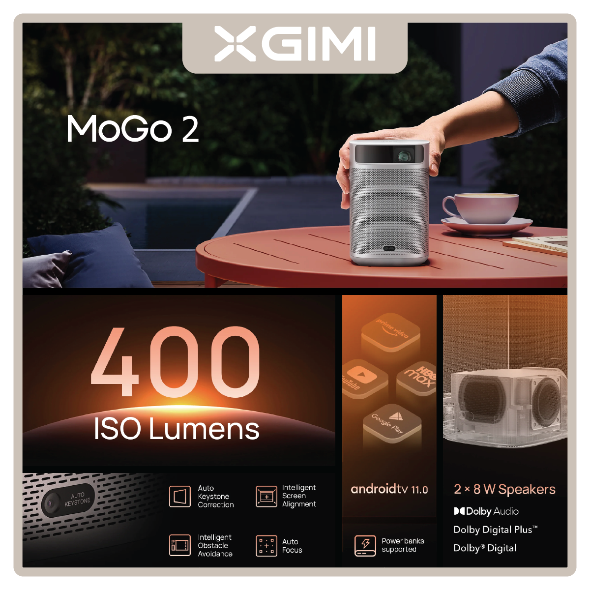 Máy chiếu Xgimi Mogo 2  - 1080p