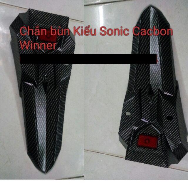 Chắn Bùn Cacbon Kiểu Sonic Winner 150