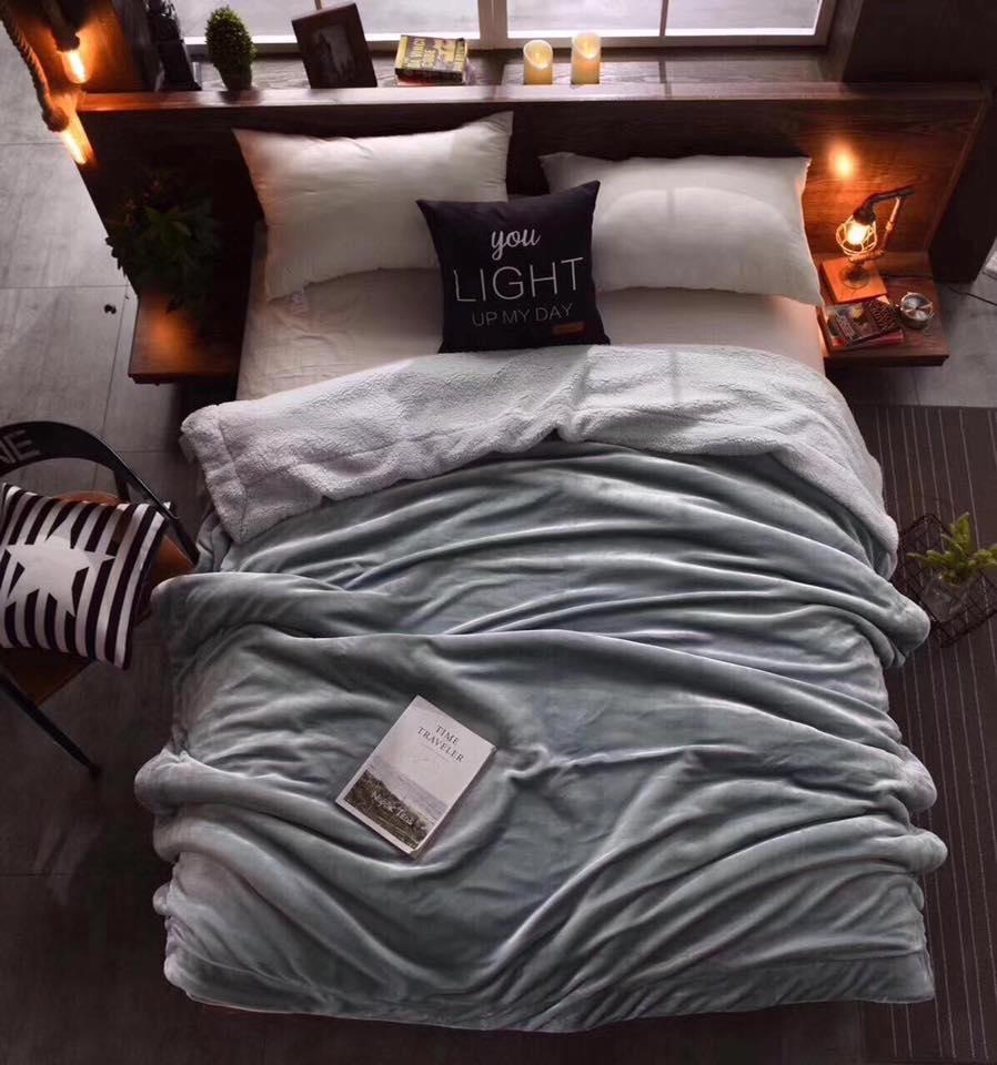 Chăn lông cừu cao cấp (nhiều màu)