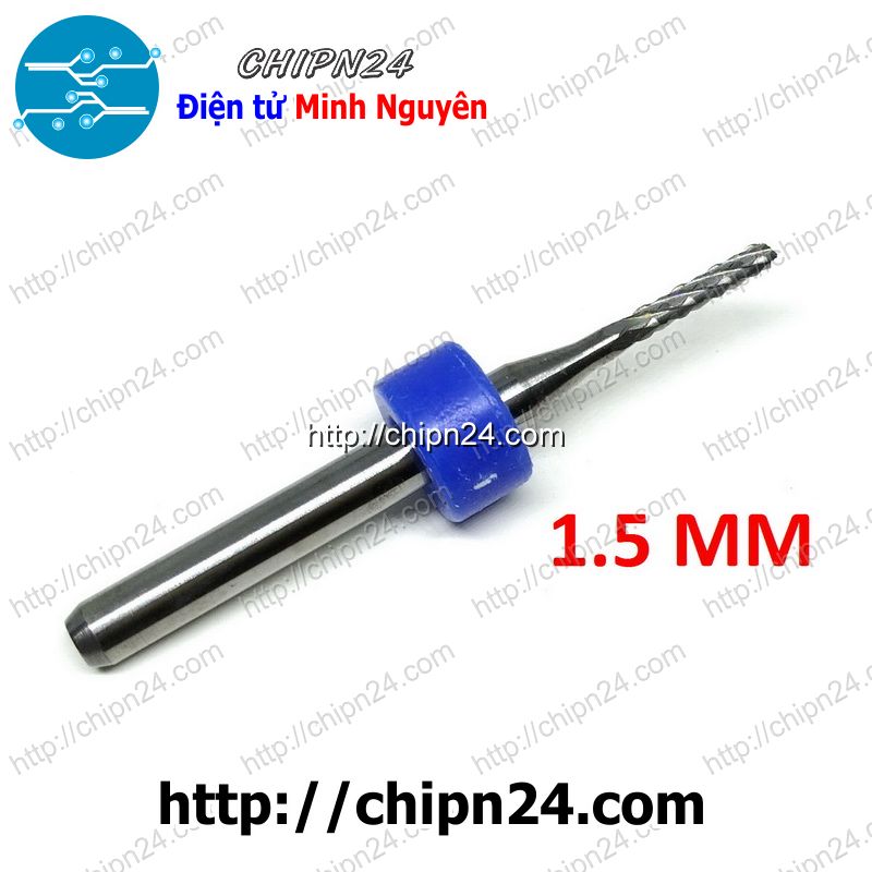 Mũi phay mạch in cnc 1.5mm