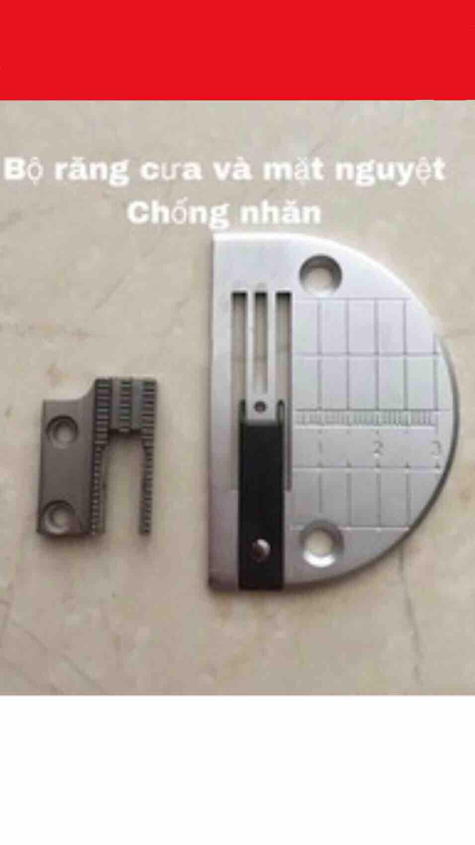 Bộ răng cưa mặt nguyệt chống nhăn