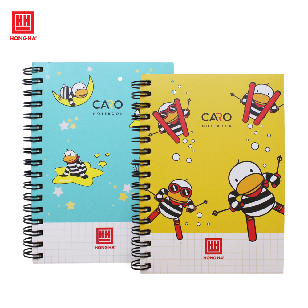 Sổ lò xo 200 trang A6 Hồng Hà Oringa - 4166/4174