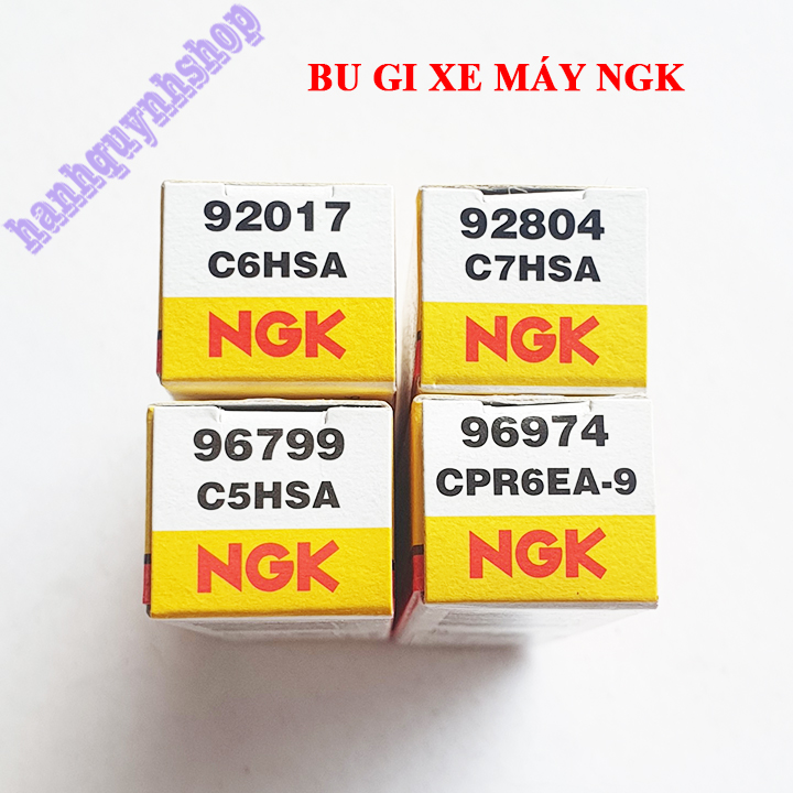Bugi xe máy NGK C5, C6, C7, CPR6EA-9 Dream, Wave, AB, Lead, Vision, SH